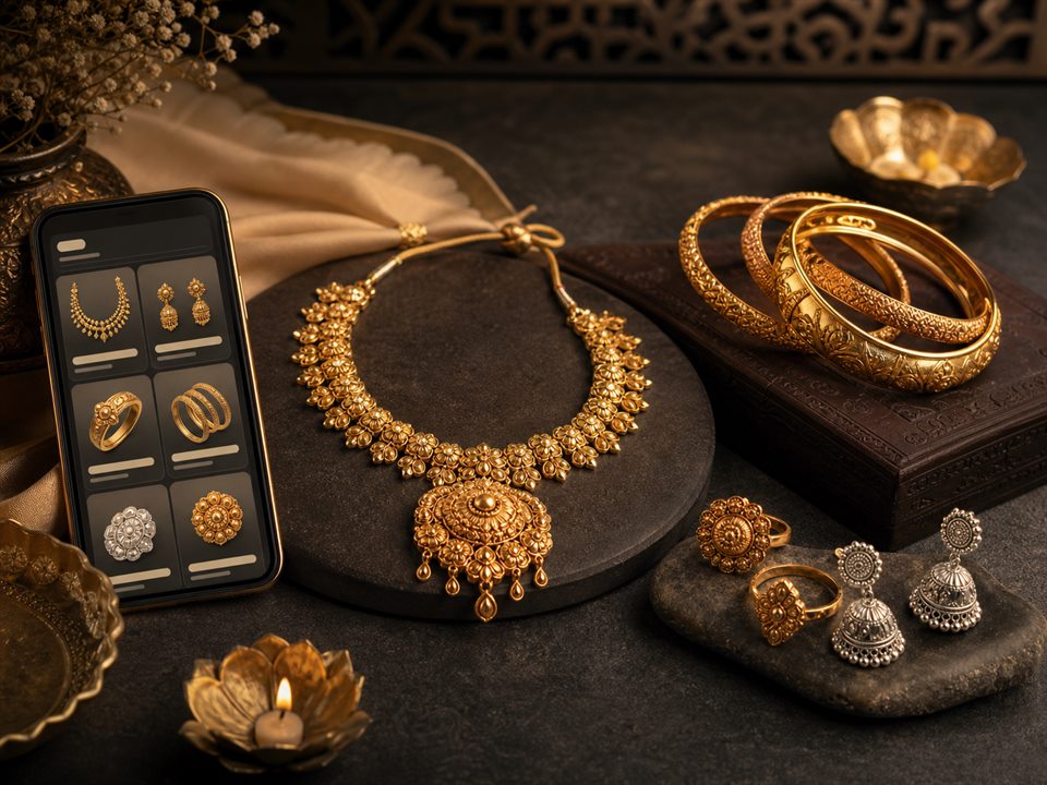 GoldNepal jewellery marketplace product discovery with gold and silver ornaments