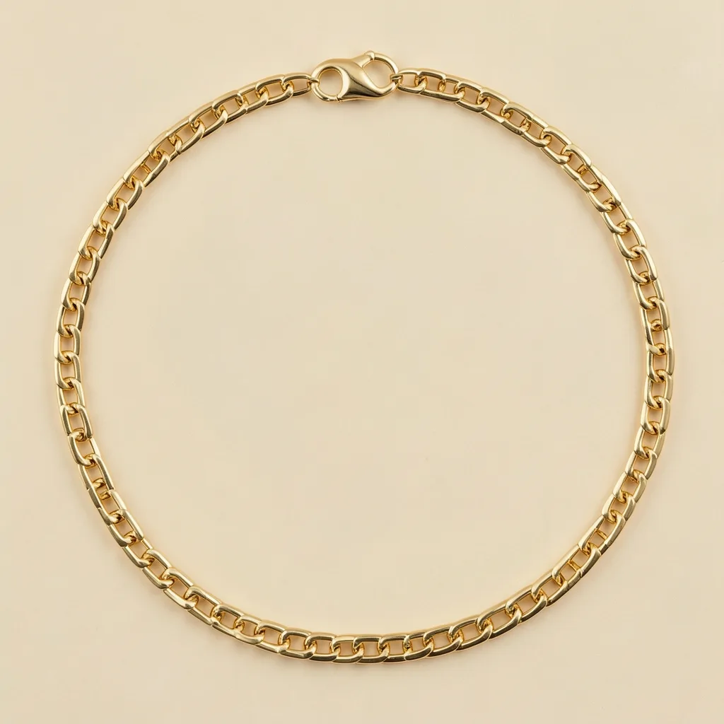 22K Close-Curb Gold Chain