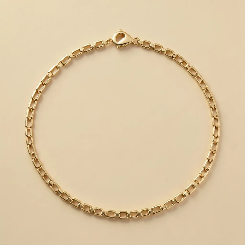 22K Rounded Box-Link Gold Chain